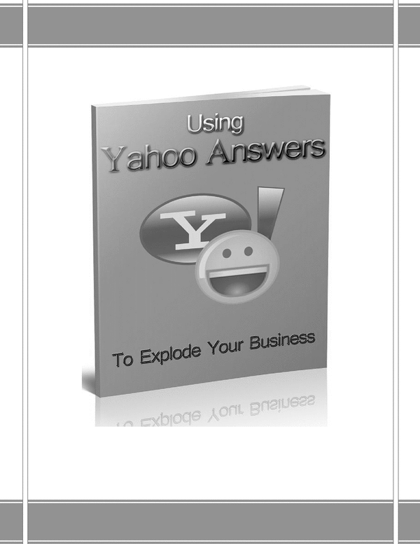 Product picture Building Your Business With Yahoo Answers